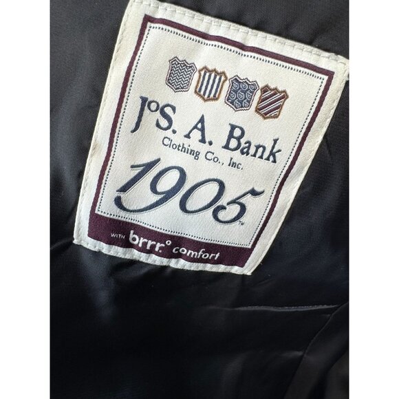 JoS A. Bank Mens 1905 Wool Tailored Fit Blazer Jacket 43R Gray - Picture 3 of 13